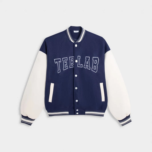 Varsity Academy Colorific Wool Jacket with Embroidered Logo, Unisex, Oversized.  SIZE XL